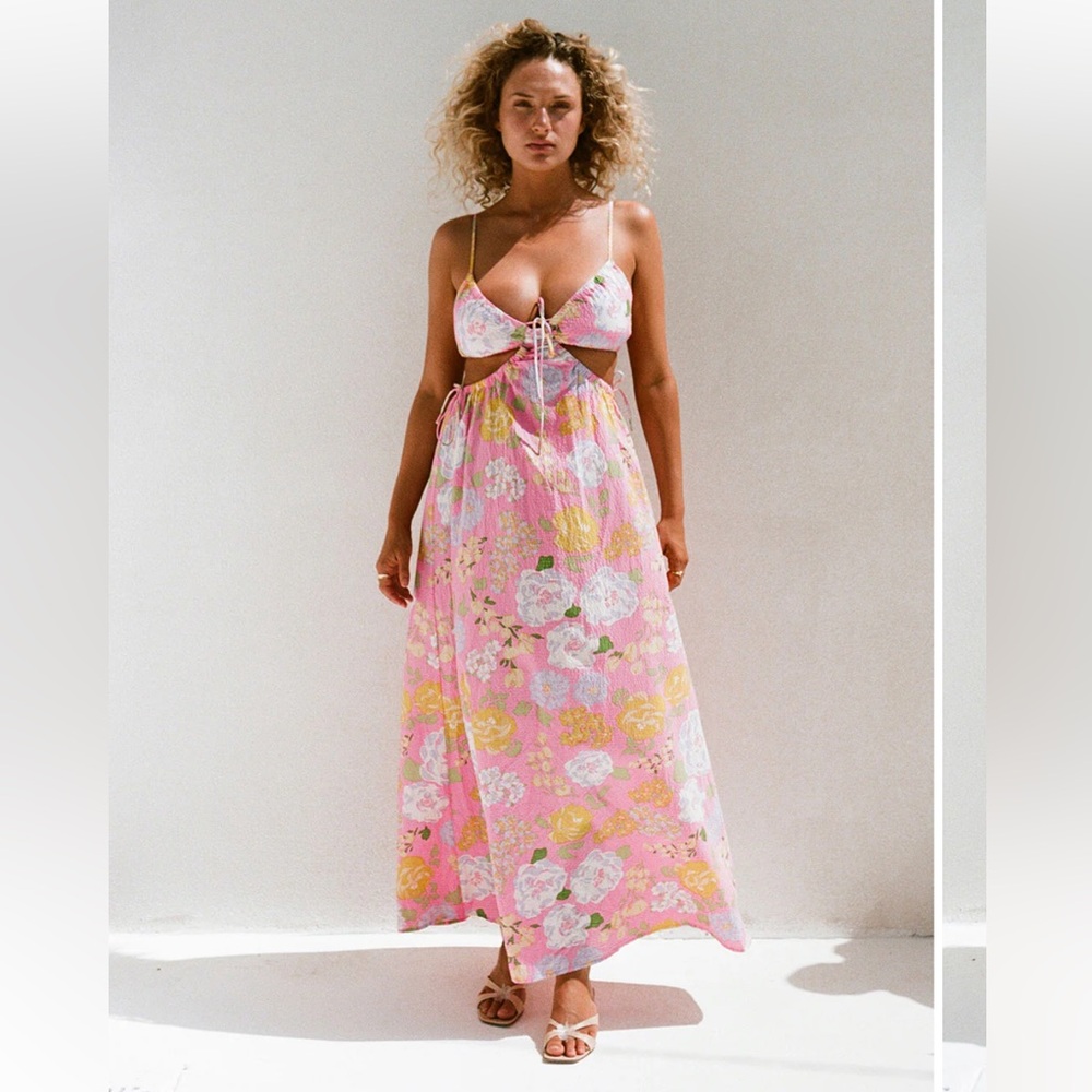 NWT Sabo Skirt Asher Maxi Dress in Corsage Spring- Size Small (US 4) - Picture 6 of 15